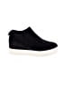 J/Slides 100% Leather Black Sneakers Size 7 1/2 - photo 1