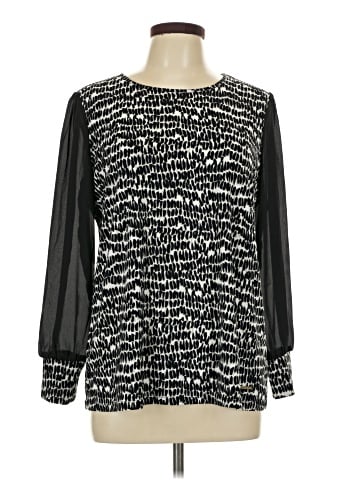 Anne Klein Long Sleeve Blouse (view 1)