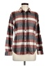 Weatherproof Plaid Brown Long Sleeve Button-Down Shirt Size M - photo 1