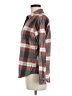 Weatherproof Plaid Brown Long Sleeve Button-Down Shirt Size M - photo 5