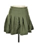 Originality Solid Green Casual Skirt Size M - photo 1