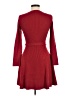 Unbranded 100% Polyester Burgundy Casual Dress Size M - photo 2