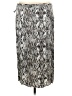 Maurices 100% Rayon Animal Print Silver Casual Skirt Size L - photo 2