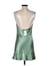 Double Zero 100% Polyester Metallic Green Cocktail Dress Size XS - photo 2