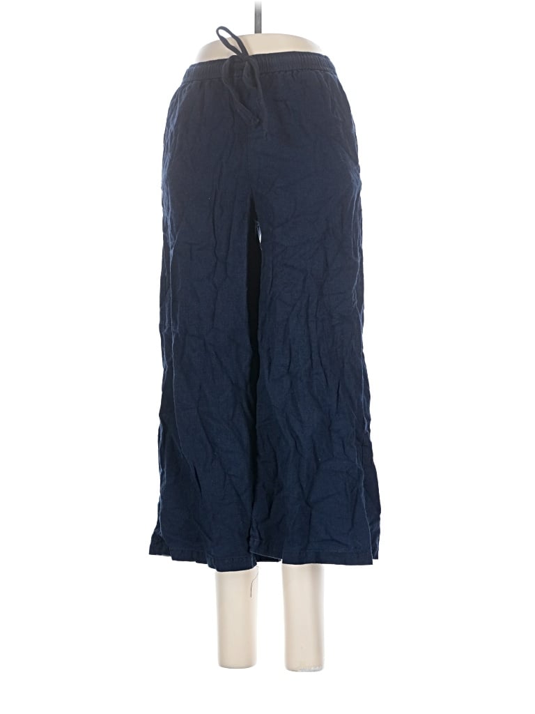 Pre-owned Max Studio Linen Pants In Blue