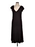 Express 100% Polyester Solid Black Casual Dress Size 12 - photo 1