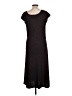 Express 100% Polyester Solid Black Casual Dress Size 12 - photo 2