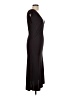 Express 100% Polyester Solid Black Casual Dress Size 12 - photo 4