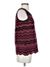 misook Chevron-herringbone Multi Color Pink Sleeveless Top Size XS - photo 4