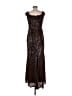 Eliza J 100% Polyester Brown Cocktail Dress Size 6 - photo 2