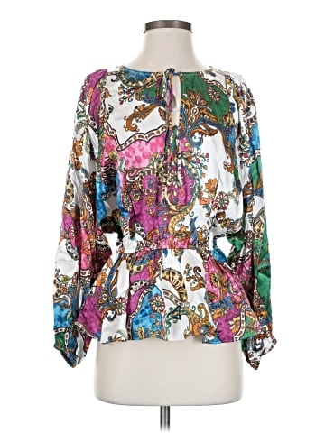 Robert Graham 3/4 Sleeve Silk Top (view 1)