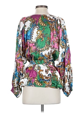 Robert Graham 3/4 Sleeve Silk Top (view 2)