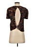 Zara Brown Short Sleeve Top Size S - photo 2
