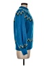 Who What Wear Chevron-herringbone Blue Pullover Sweater Size M - photo 4
