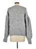 Free Assembly Solid Gray Pullover Sweater Size L - photo 2