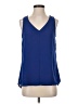 Daniel Rainn 100% Polyester Blue Sleeveless Blouse Size S - photo 1