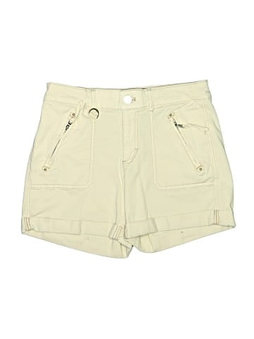 White House Black Market Khaki Shorts (view 1)