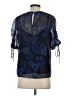 Ted Baker London 100% Polyester Blue 3/4 Sleeve Blouse Size 2 (0) - photo 2