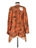 Chufy 100% Viscose Orange 3/4 Sleeve Blouse Size M - photo 2
