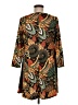Assorted Brands Paisley Brown Casual Dress Size M - photo 2