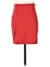Silence and Noise Solid Red Casual Skirt Size XS - photo 1