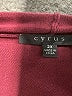 Cyrus 100% Rayon Burgundy Poncho Size 2X - photo 7