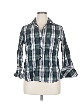 Pendleton 3/4 Sleeve Button-Down Shirt (view 1)