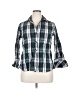 Pendleton Plaid Green 3/4 Sleeve Button-Down Shirt Size 14 - photo 1