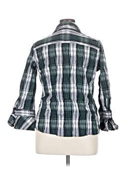 Pendleton 3/4 Sleeve Button-Down Shirt (view 2)