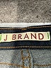J Brand Chevron-herringbone Blue Jeans Size 26 waist - photo 4