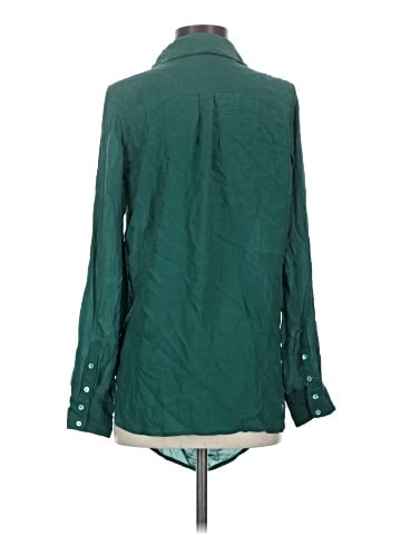 Haute Hippie Long Sleeve Silk Top (view 2)