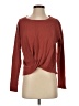 Paper Crane Burgundy Long Sleeve Top Size S - photo 1