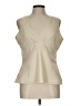 Axcess 100% Polyester Ivory Sleeveless Blouse Size 12 - photo 1