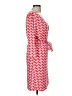 Just Fab Chevron-herringbone Orange Casual Dress Size M - photo 4