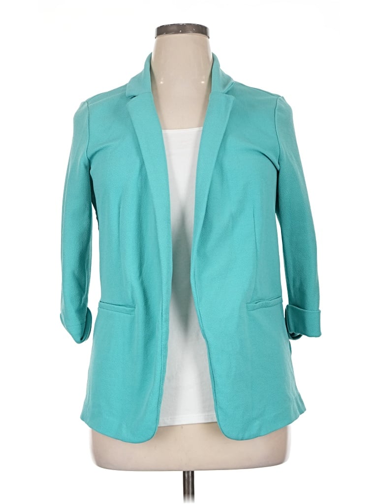 Pre-owned Maurices Blazer Jacket In Teal