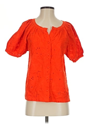 Calypso St. Barth Short Sleeve Blouse (view 1)