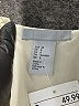 H&M 100% Polyester Tweed Ivory Cocktail Dress Size 8 - photo 7