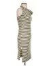 RVCA Stripes Gray Casual Dress Size XS - photo 4