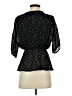 Assorted Brands Stars Black 3/4 Sleeve Blouse Size S - photo 2