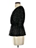 Assorted Brands Stars Black 3/4 Sleeve Blouse Size S - photo 5
