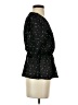 Assorted Brands Stars Black 3/4 Sleeve Blouse Size S - photo 4