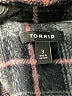 Torrid 100% Polyester Plaid Black Fleece Size 3X Plus (3) - photo 6