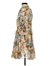 Unbranded 100% Polyester Print Tan Casual Dress Size S - photo 5