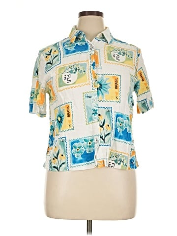 Jane and Delancey Short Sleeve Blouse (view 1)