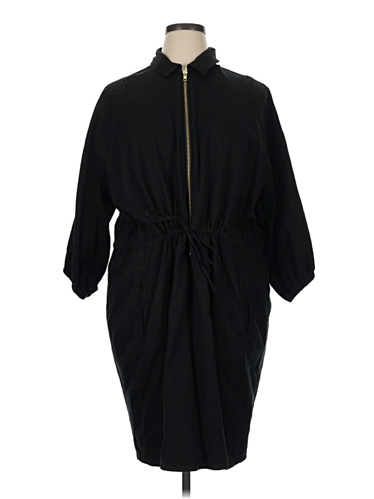 Pre-owned Jcrew Casual Dress In Black