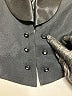 J.R. Nites by Caliendo 100% Rayon Black Blazer Size XL (estimated) - photo 3