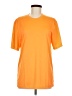 Hanes 100% Polyester Solid Orange Active T-Shirt Size M - photo 1