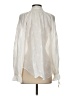 Kivari 100% Ramie Ivory Long Sleeve Blouse Size 4 - photo 2
