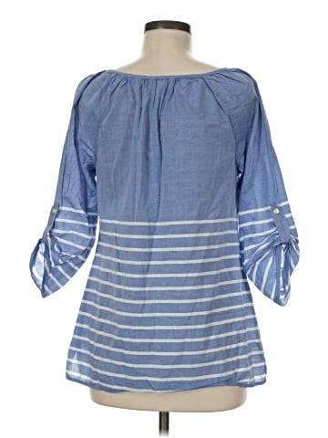 G.H. Bass & Co. 3/4 Sleeve Blouse (view 2)