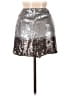 Jaloux 100% Rayon Metallic Silver Formal Skirt Size L - photo 2